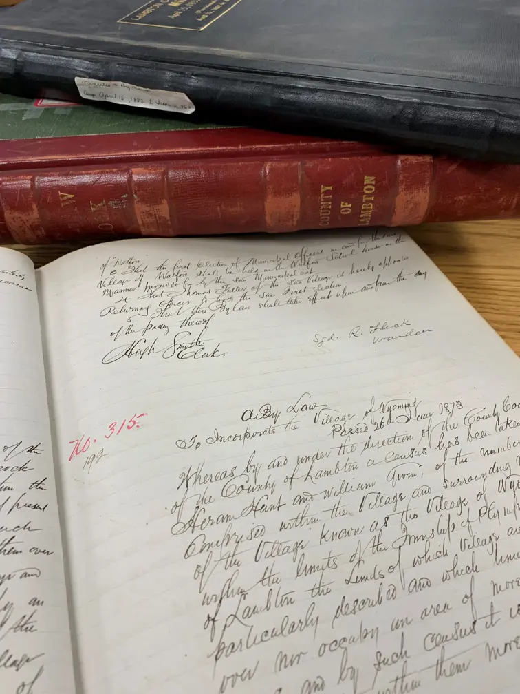 Document highlighting the Wyoming Incorporation