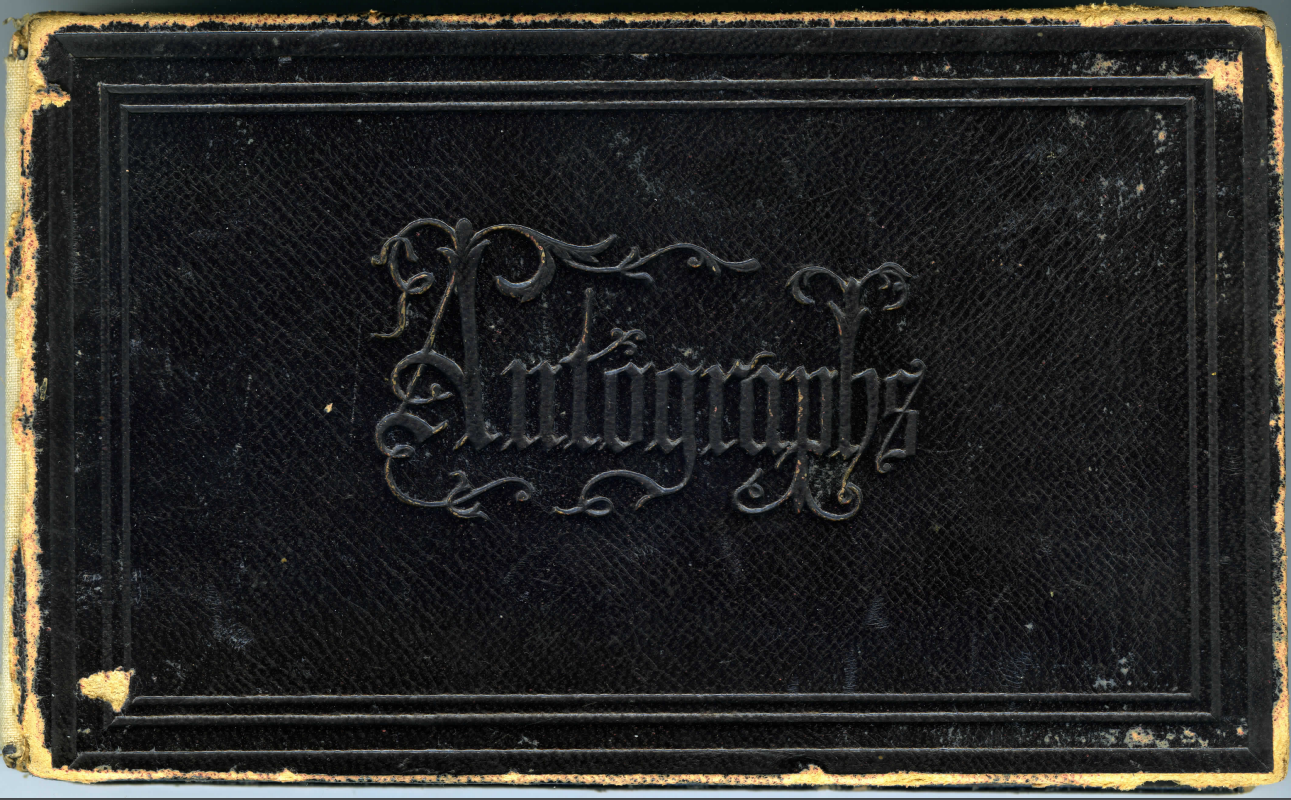 Autograph Book Cover