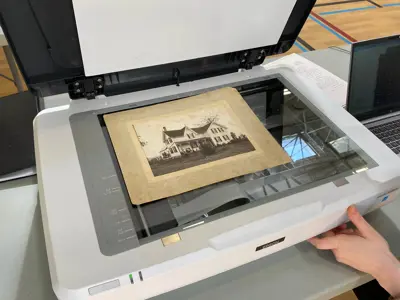 Lambton County Archives Staff Scan Community Documents During A Show Tell Event In 2024